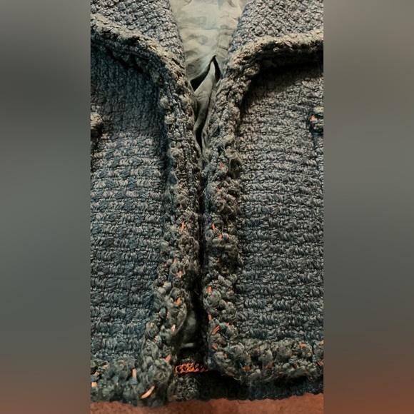 Chanel "Paris-Salzburg 2014/15 Métiers d'Art Collection Tweed Chain Trim Jacket - Picture 2 of 16